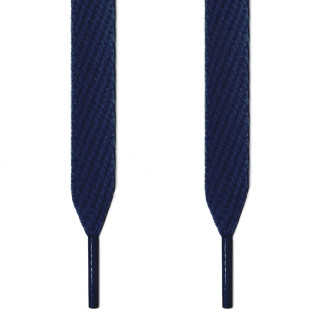 Navyblå sneakers snørebånd