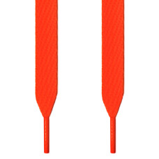Neon orange sneakers snørebånd