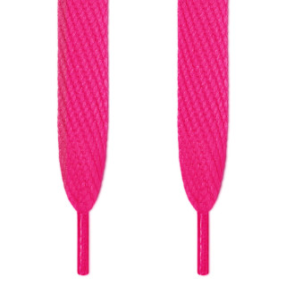 Super brede hot pink snørebånd