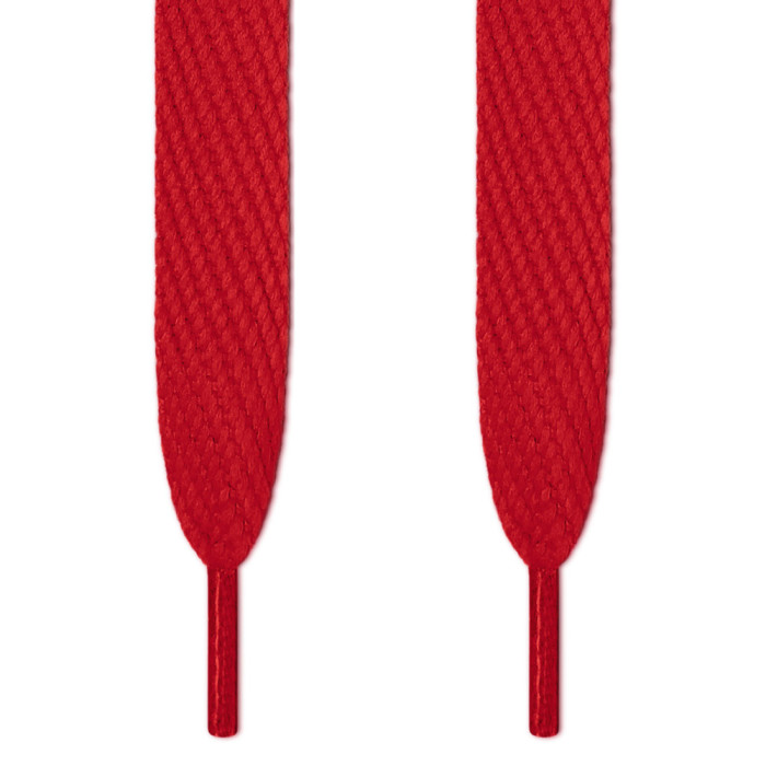 Super brede røde snørebånd