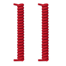 Røde spiral snørebånd