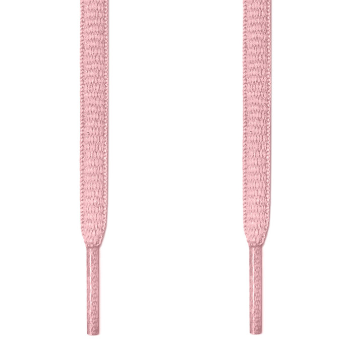 Ovale lyserøde snørebånd