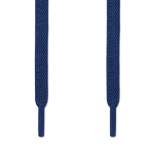 Flade, elastiske snørebånd i navy blå (no tie)