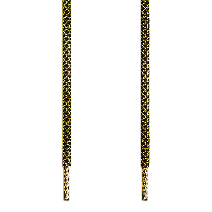 Adidas Yeezy - snørebånd sort og guld
