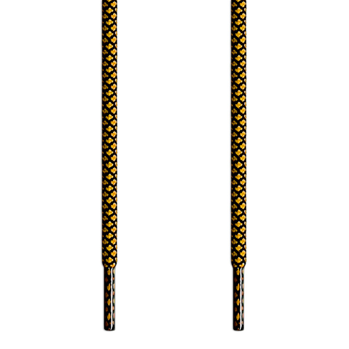 Adidas Yeezy - Snørebånd sort og gul