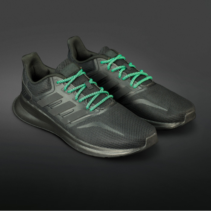 Adidas Yeezy - Snørebånd sort og grøn